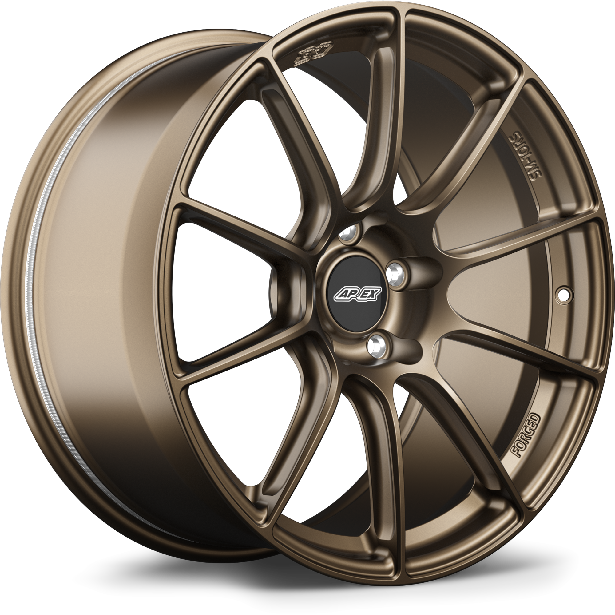 Apex SM-10RS 19x11" ET52 Wheel - 5x114.3mm / 70.5mm - Satin Bronze