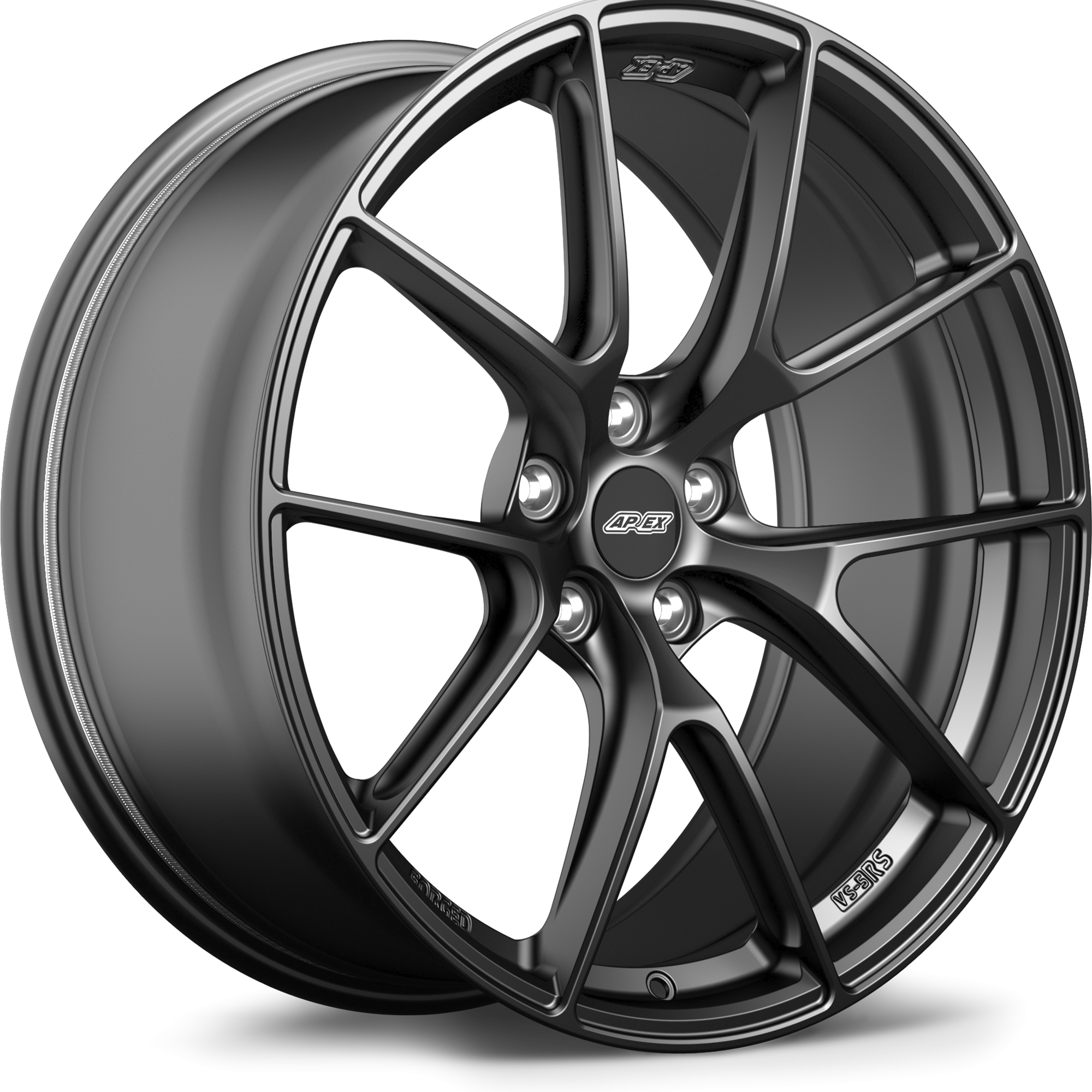 Apex VS-5RS 20x9" ET25 Wheel - 5x112mm / 66.6mm - Satin Black