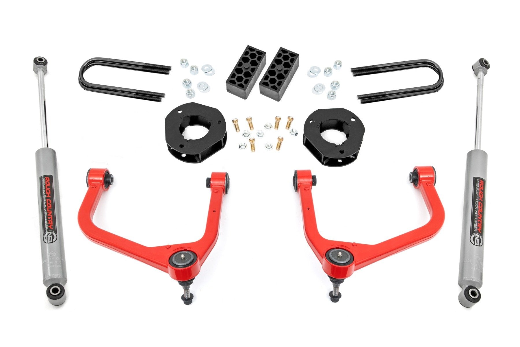 3.5 Inch Lift Kit | Rear Mono Leaf | Chevy Silverado 1500 2WD/4WD (2025-2026)