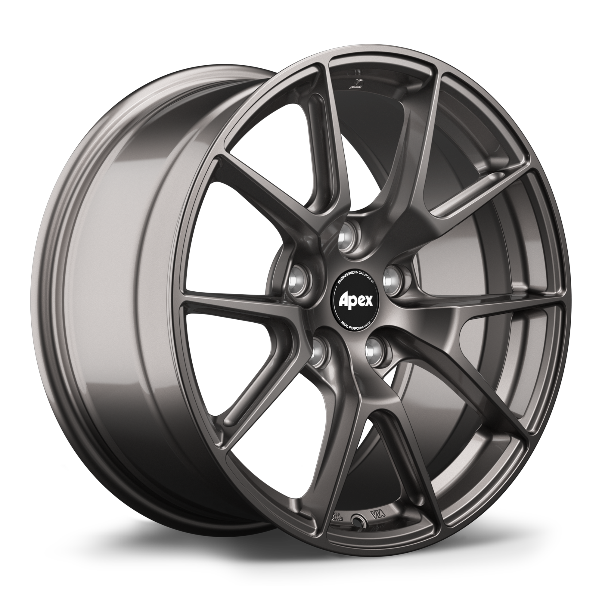 Apex VS-5 17x8.5" ET40 Wheel - 5x120mm / 72.56mm - Anthracite