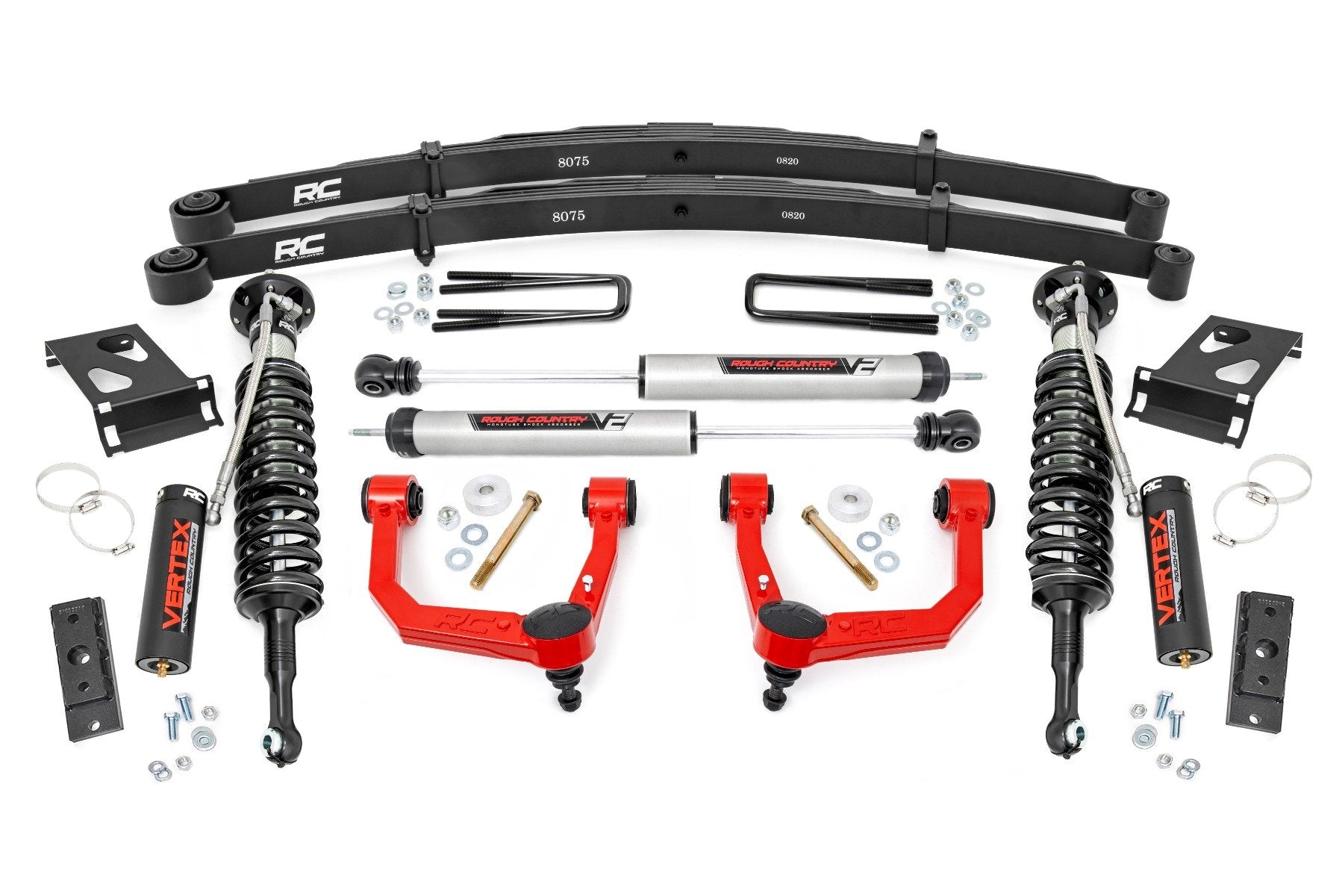 3.5 Inch Lift Kit | Red UCA | Vertex/V2 | Toyota Tacoma 2WD/4WD (2005-2023)