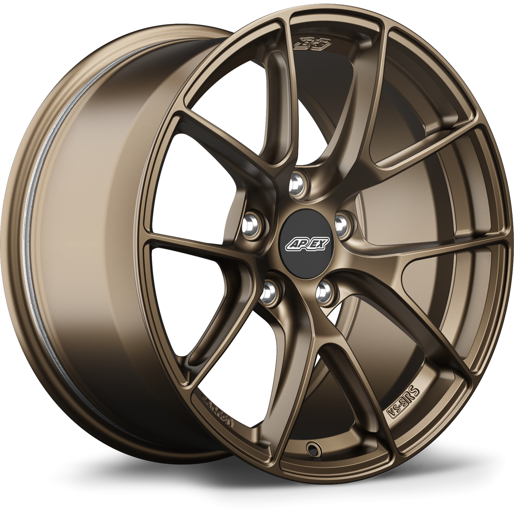 Apex VS-5RS 17x10" ET48 Wheel - 5x114.3mm / 70.1mm - Satin Bronze