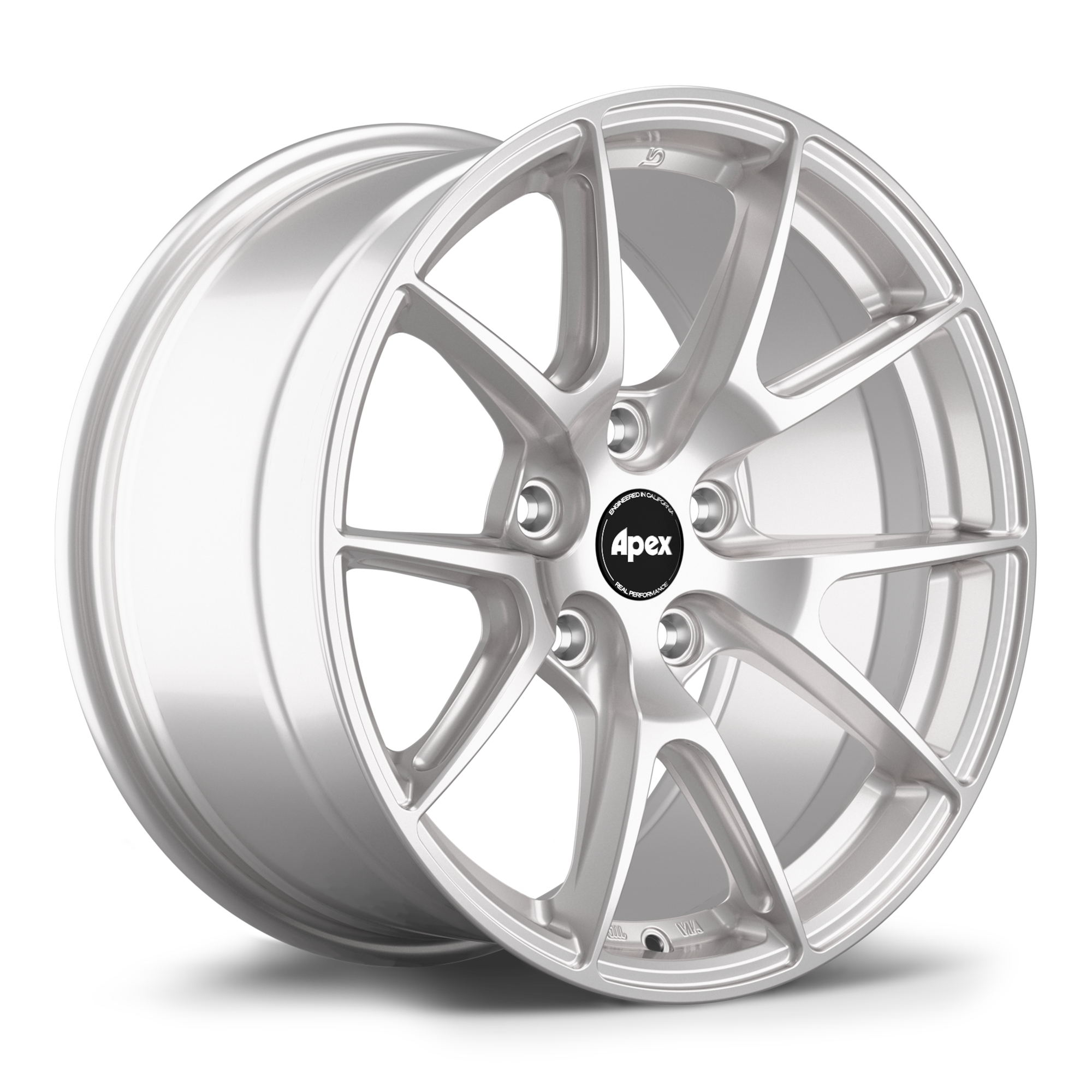 Apex VS-5 17x9.5" ET40 Wheel - 5x100mm / 56.1mm - Race Silver