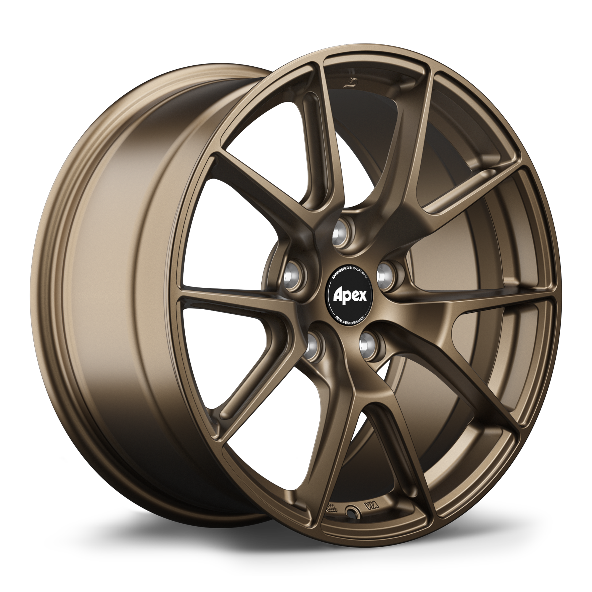 Apex VS-5 17x8.5" ET43 Wheel - 5x112mm / 57.1mm - Satin Bronze