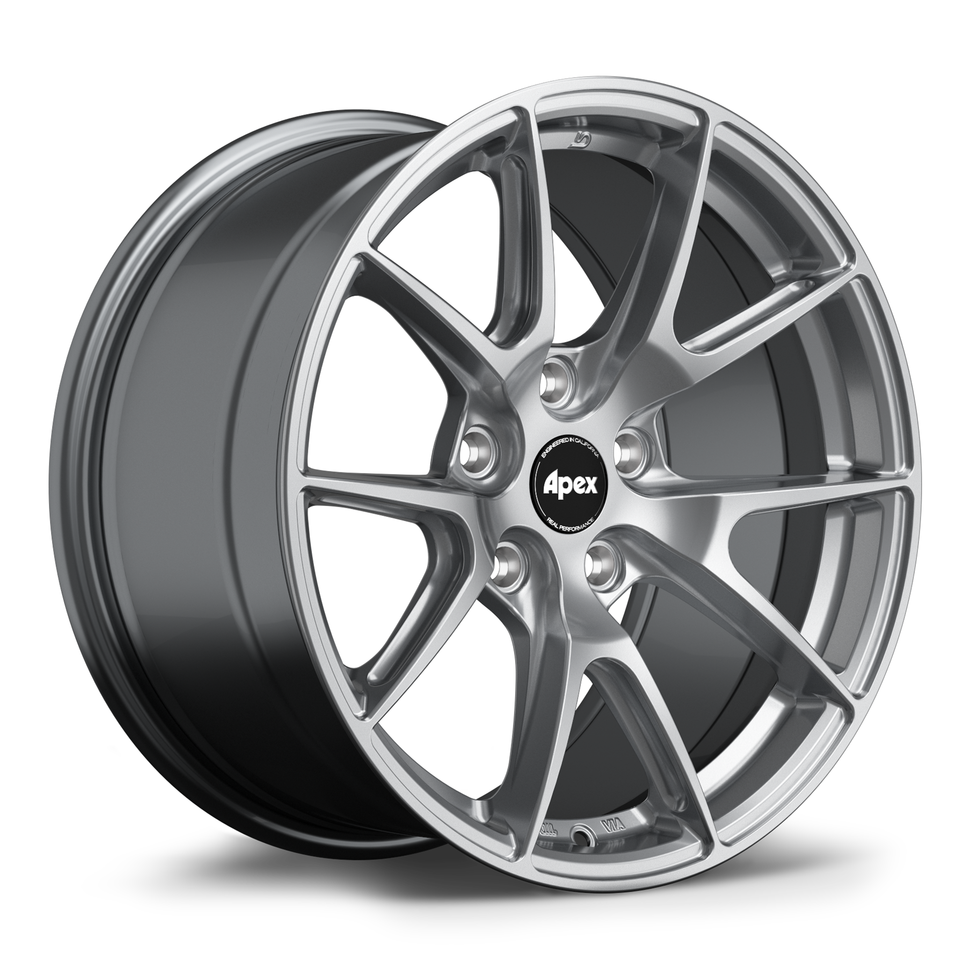 Apex VS-5 17x9" ET30 Wheel - 5x120mm / 72.56mm - Hyper Black