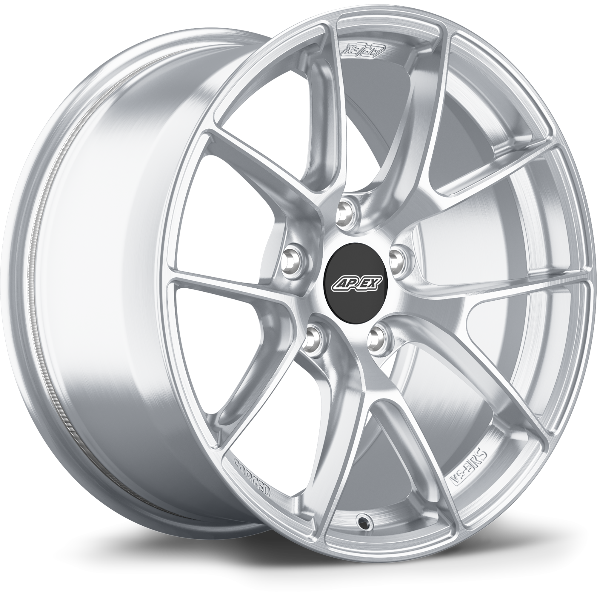 Apex VS-5RS 17x9" ET42 Wheel - 5x112mm / 57.1mm - Brushed Clear