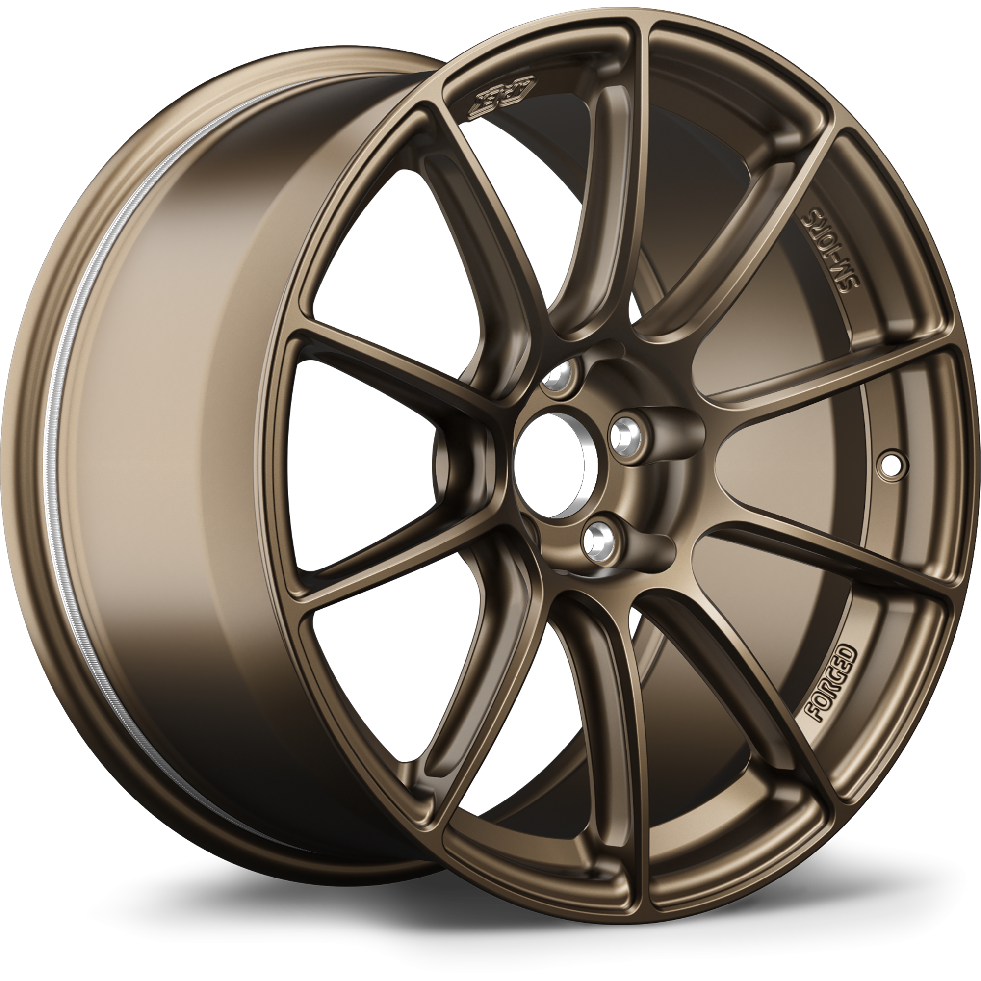 Apex SM-10RS 17x10" ET48 Wheel - 5x114.3mm / 70.1mm - Satin Bronze