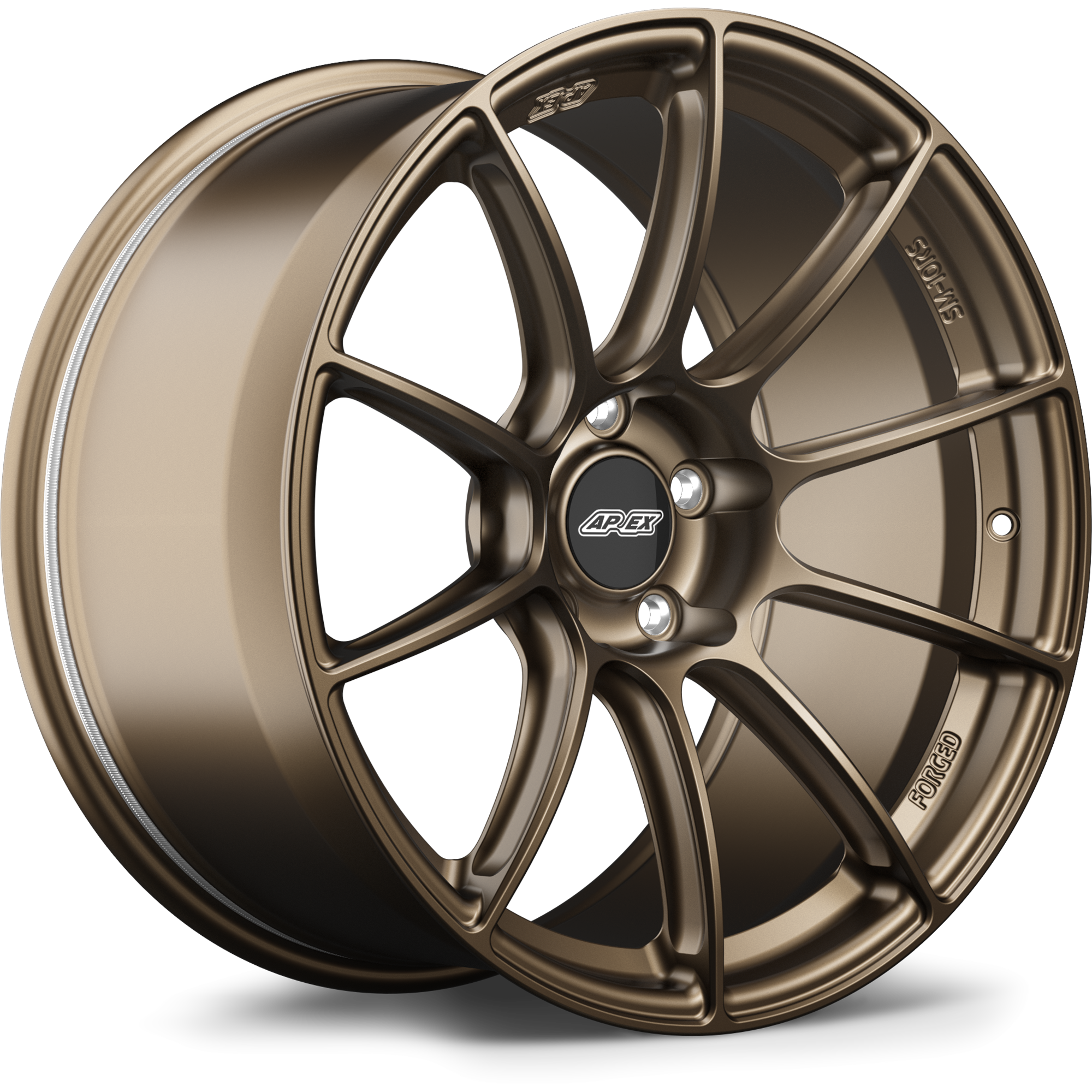 Apex SM-10RS 19x11" ET38 Wheel - 5x120.65mm / 70.3mm - Satin Bronze