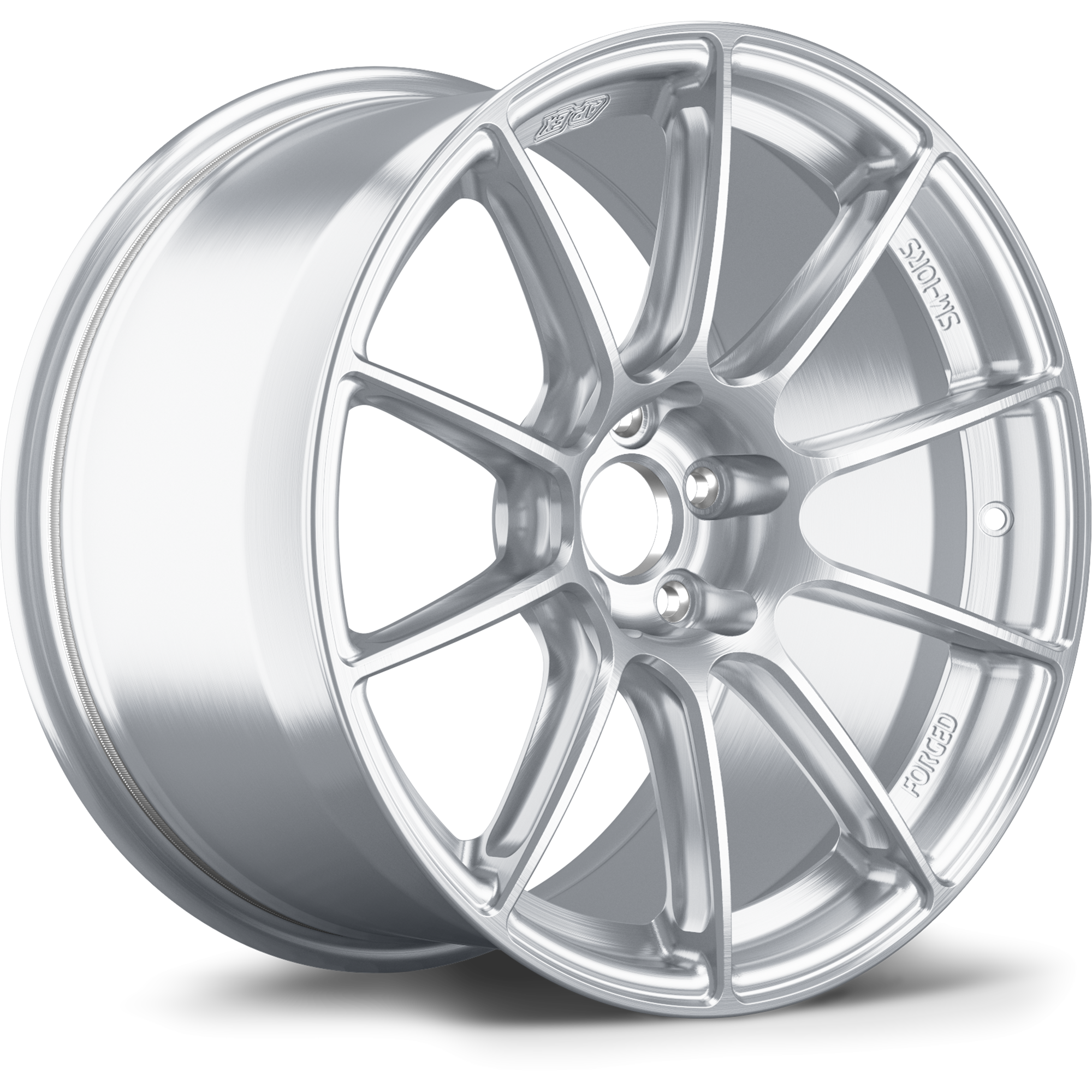 Apex SM-10RS 17x10" ET45 Wheel - 5x100mm / 56.1mm - Brushed Clear