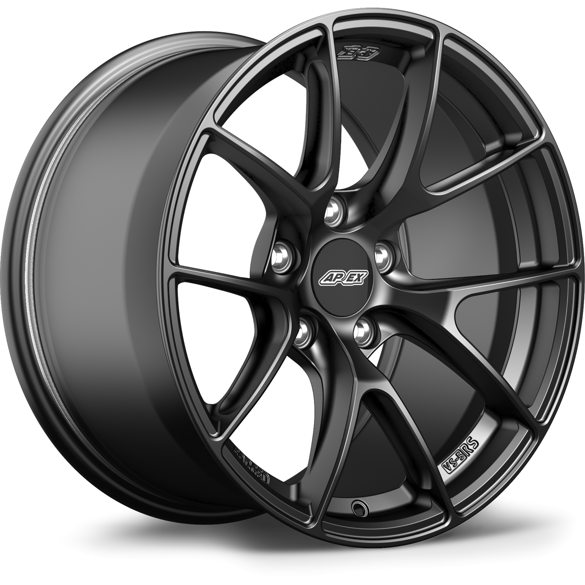 Apex VS-5RS 17x9.5" ET35 Wheel - 5x120mm / 72.56mm - Satin Black