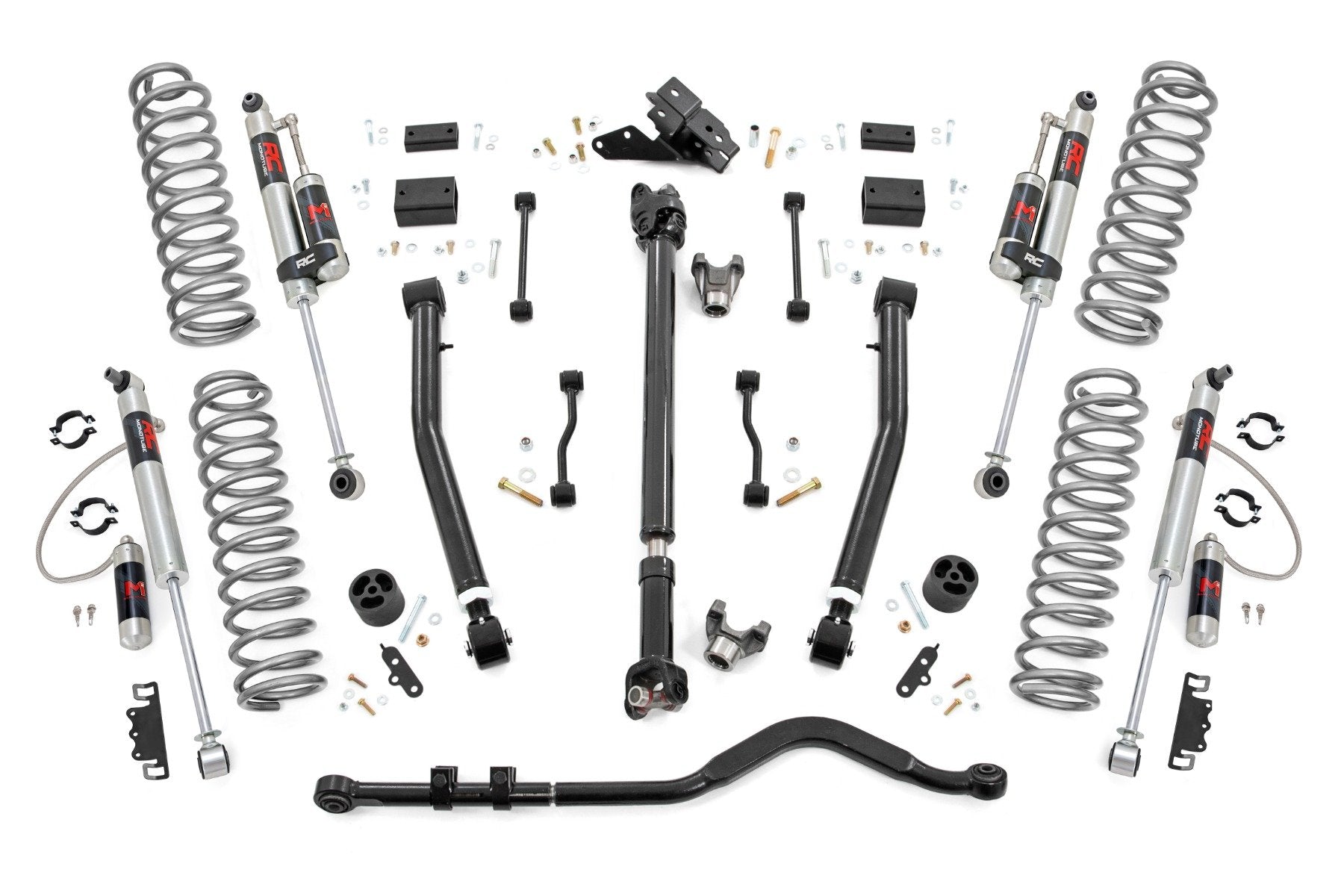 3.5 Inch Lift Kit | Adj Lower | FR D/S | M1R | Jeep Wrangler Unlimited (24-26)