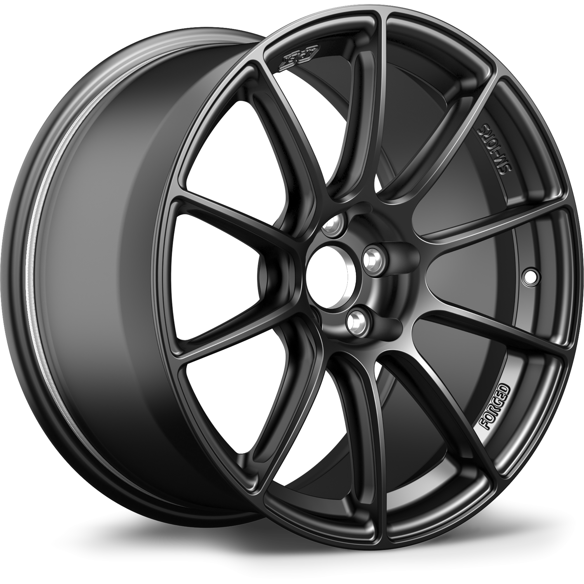 Apex SM-10RS 17x10" ET48 Wheel - 5x114.3mm / 70.1mm - Satin Black
