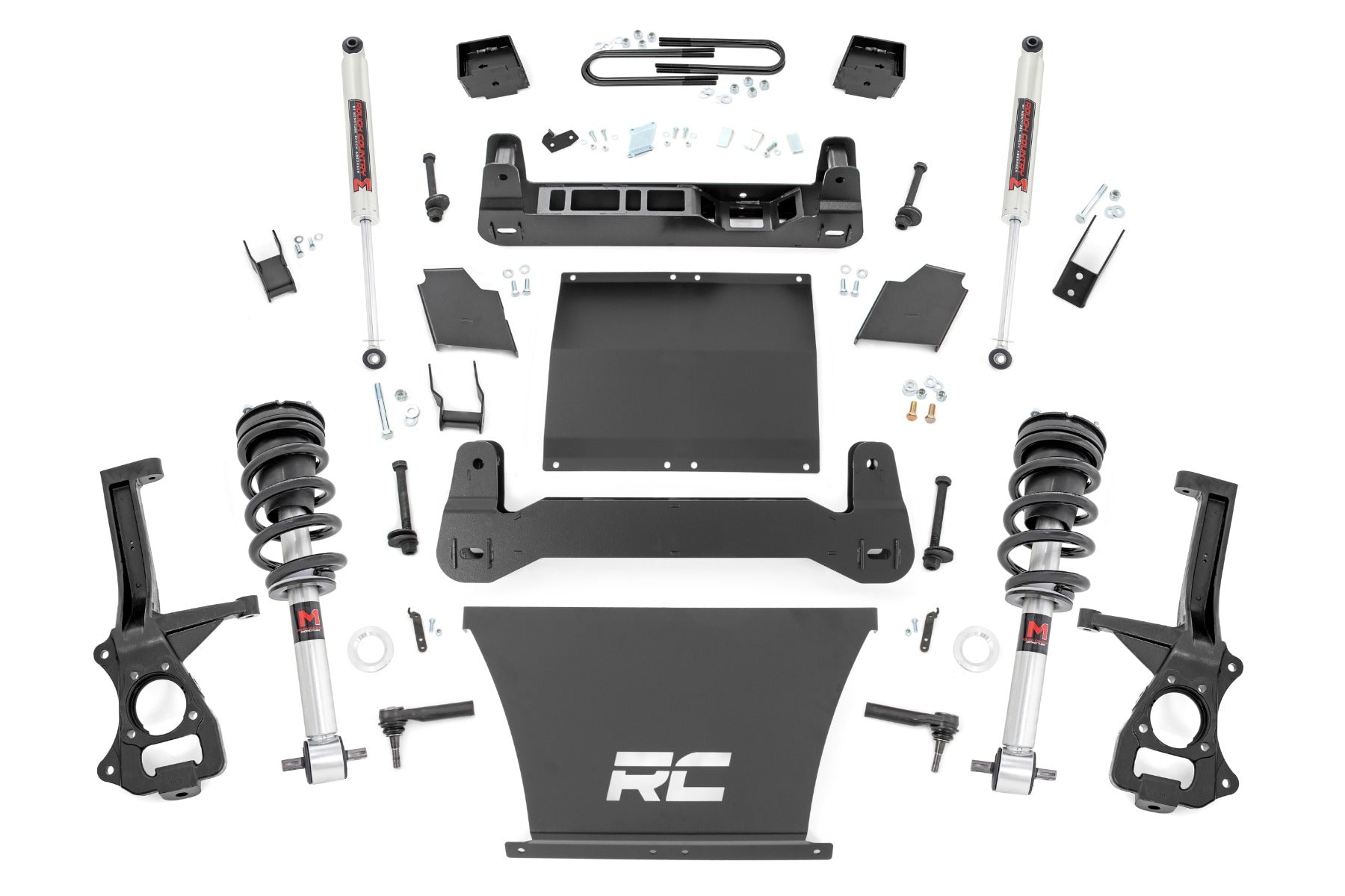 6 Inch Lift Kit | Mono Leaf Rear | M1 Struts/M1 | Chevy Silverado 1500 (25-26)