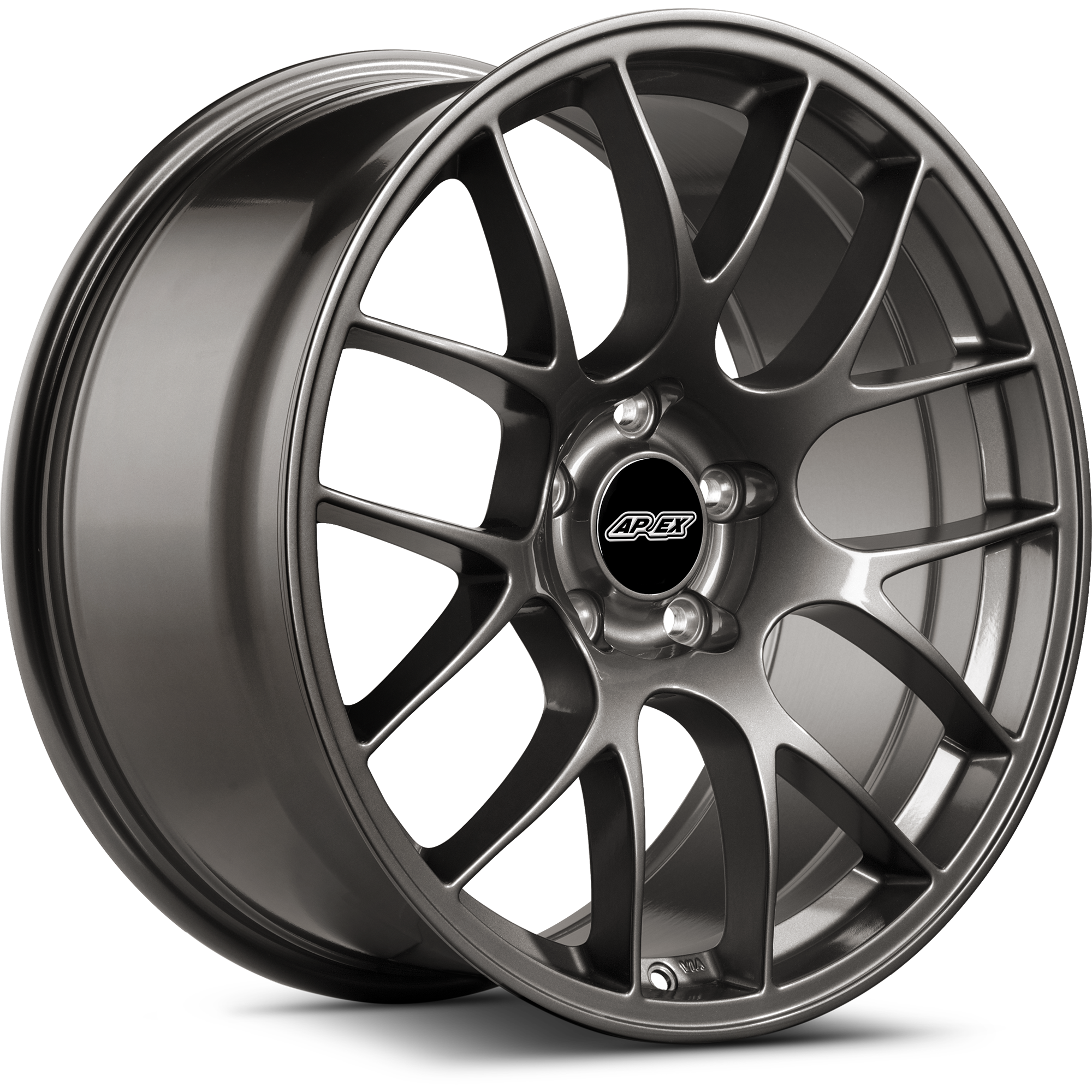 19x11" ET52 Anthracite APEX EC-7 Mustang Wheel