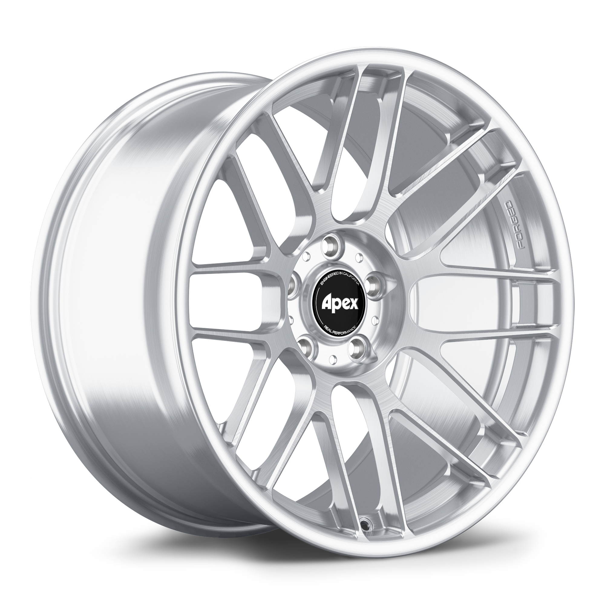 Apex ARC-8RT 19x9.5" ET22 Wheel - 5x120mm / 72.56mm - Brushed Clear