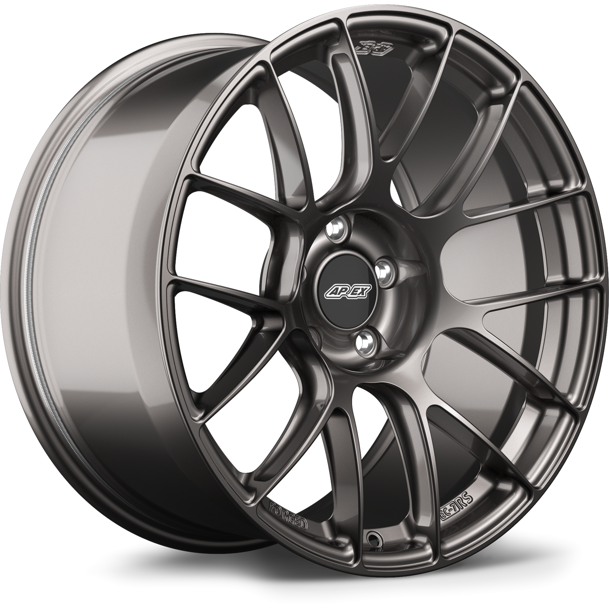 Apex EC-7RS 19x10.5" ET45 Wheel - 5x120mm / 72.56mm - Anthracite
