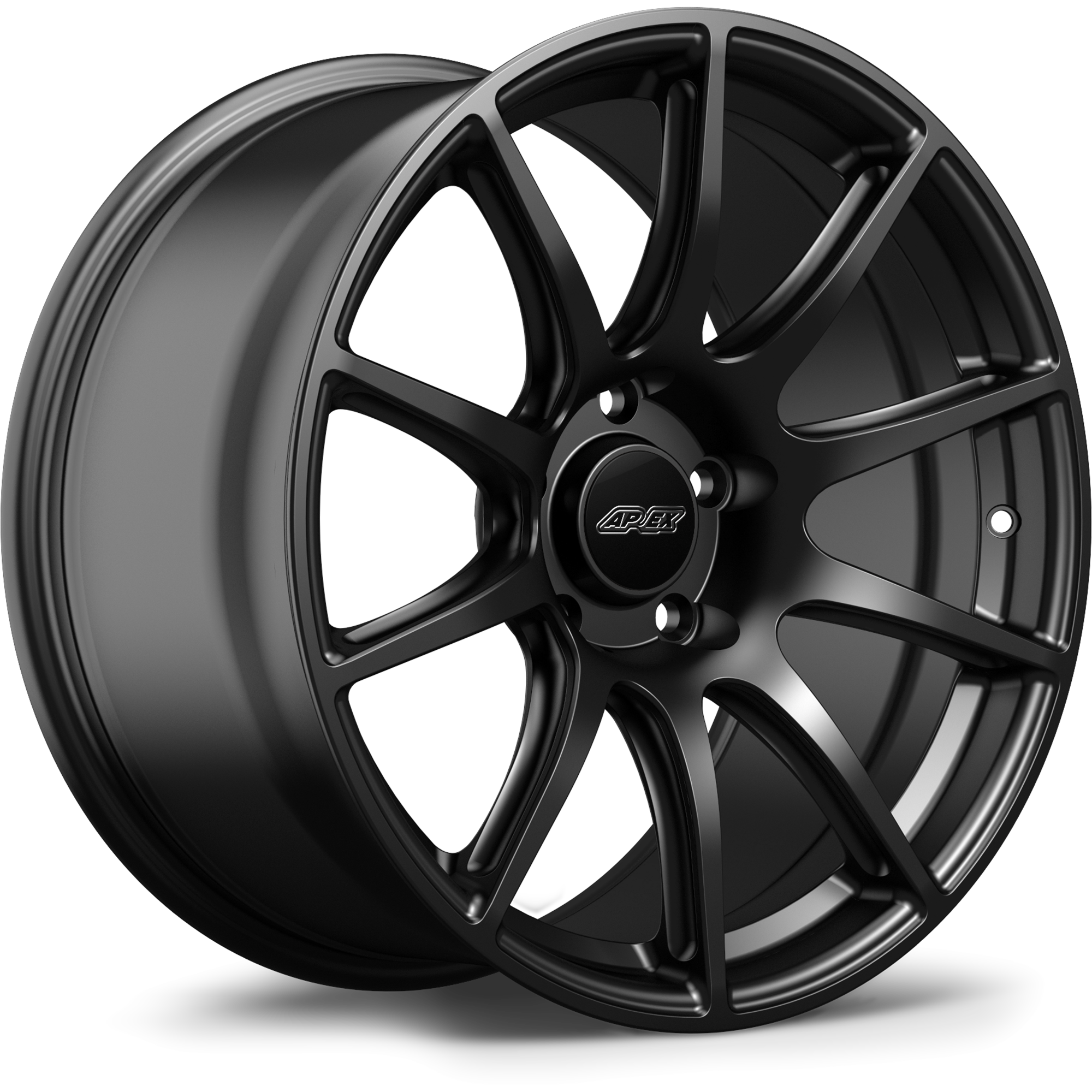 18x10.5" ET44 Satin Black APEX SM-10 Porsche Wheel