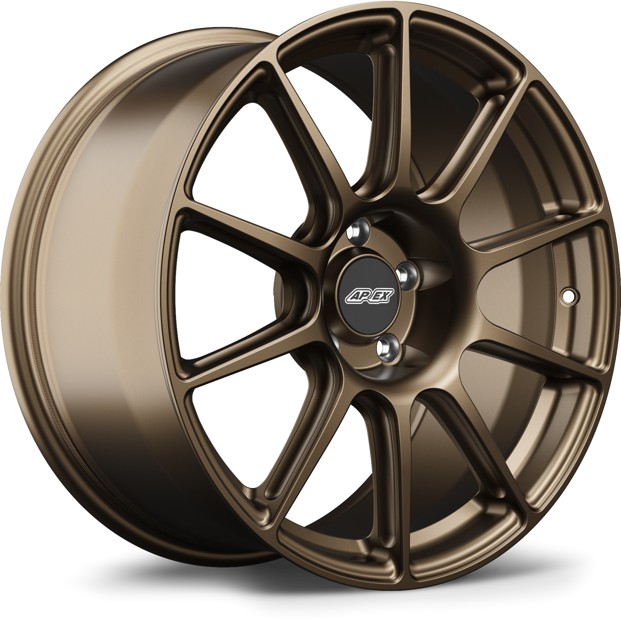 18x8.5" ET43 Satin Bronze APEX SM-10 VW Wheel