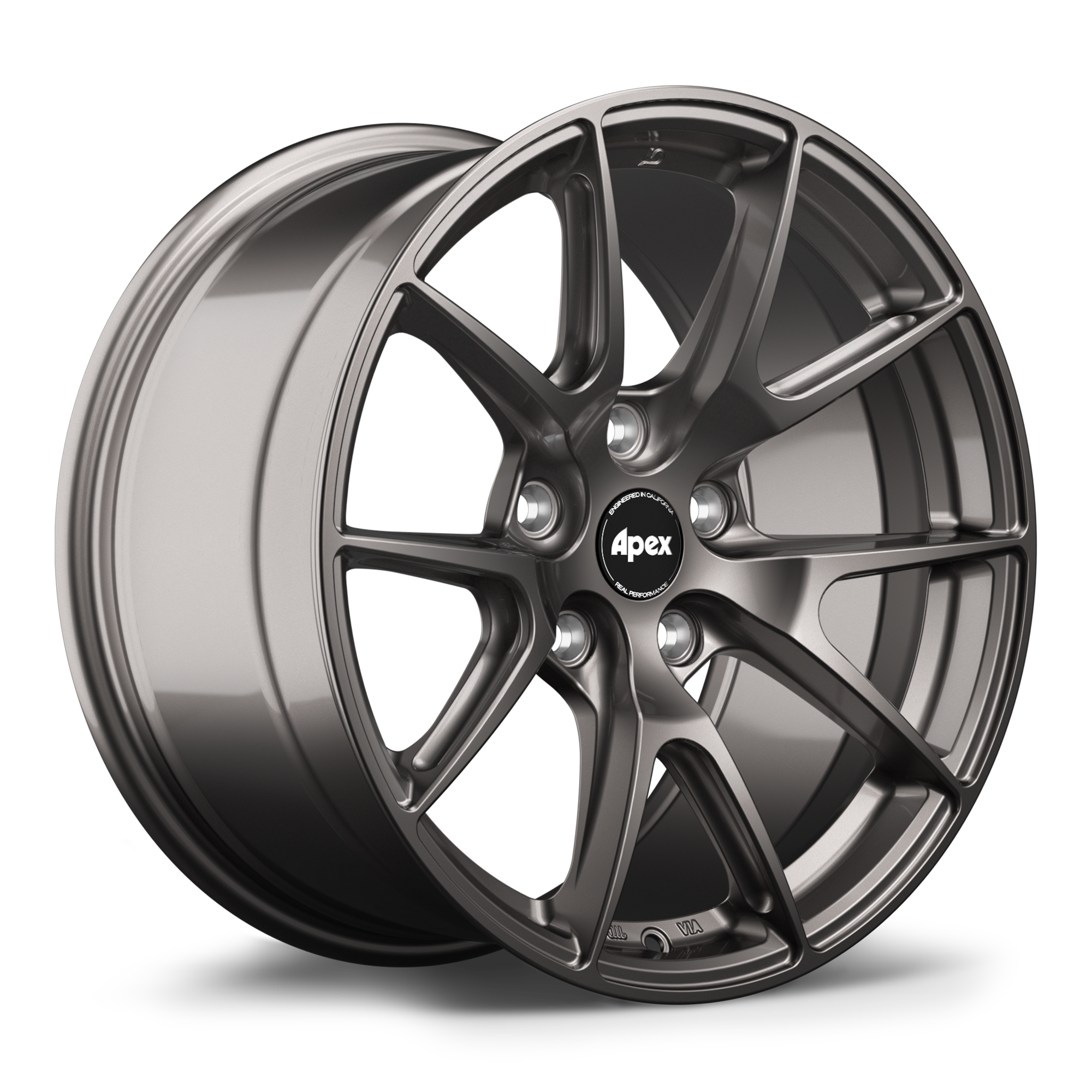 Apex VS-5 17x9" ET42 Wheel - 5x120mm / 72.56mm - Anthracite