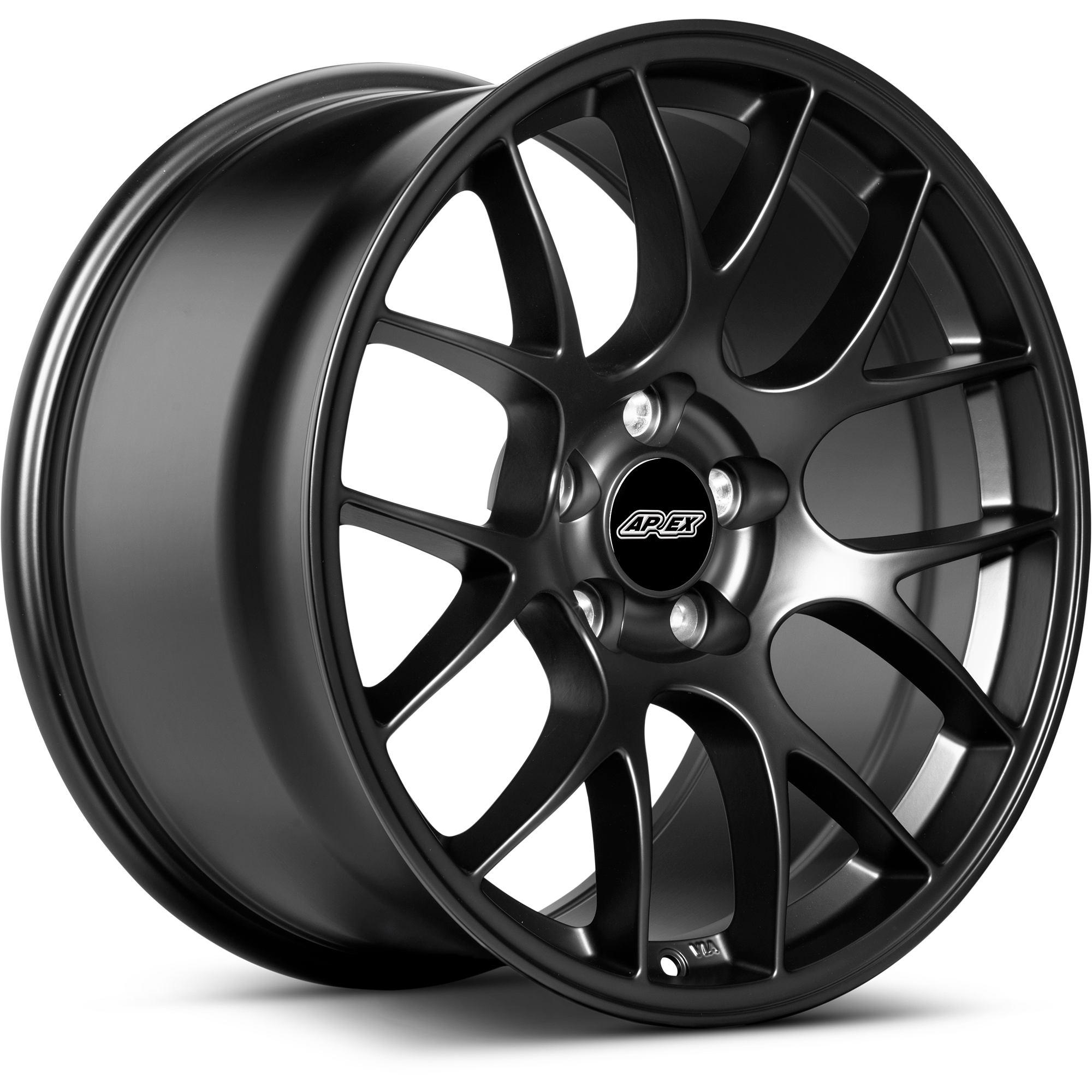 18x9.5" ET35 Satin Black APEX EC-7 Mustang Wheel
