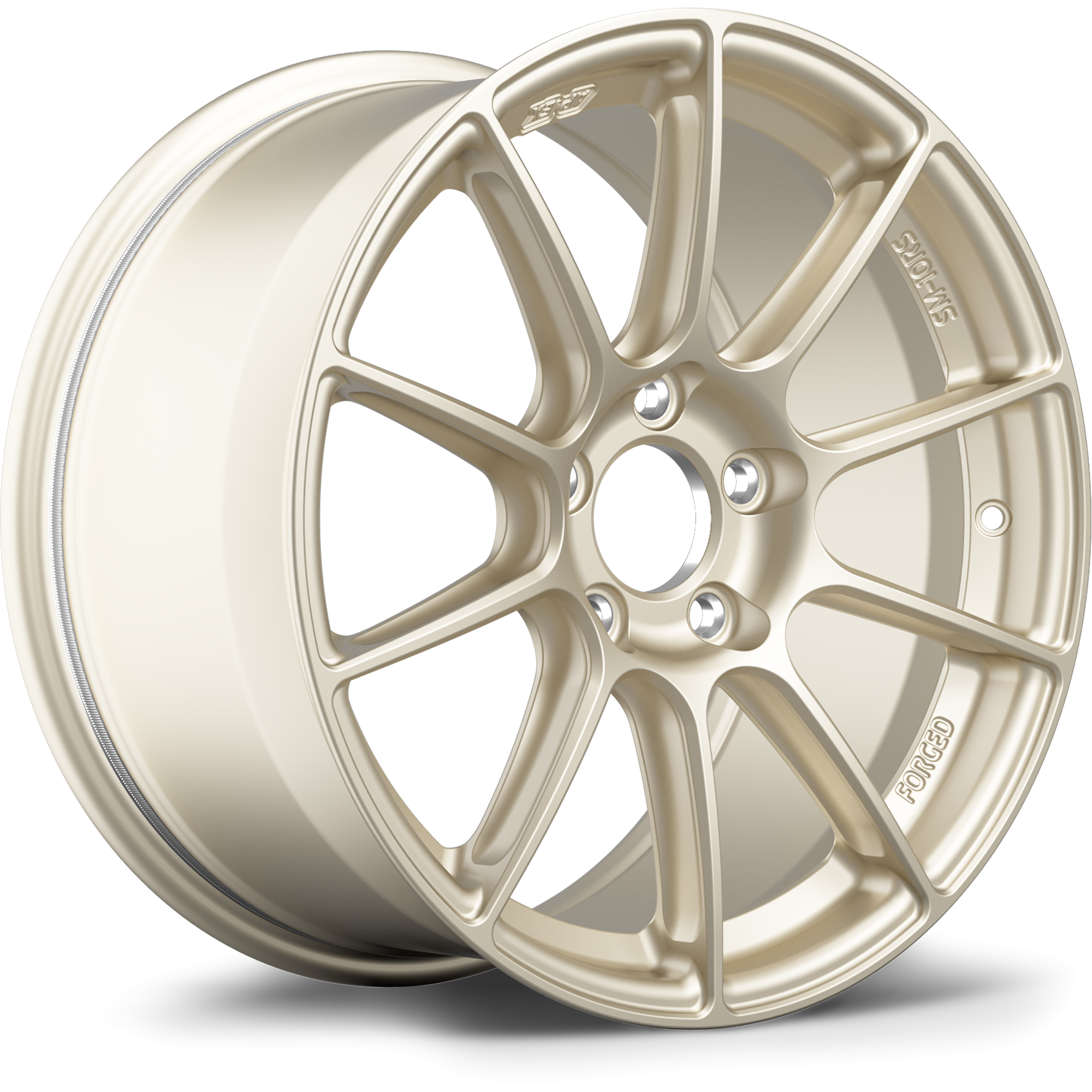 Apex SM-10RS 17x9" ET61 Wheel - 5x114.3mm / 70.1mm - Motorsport Gold