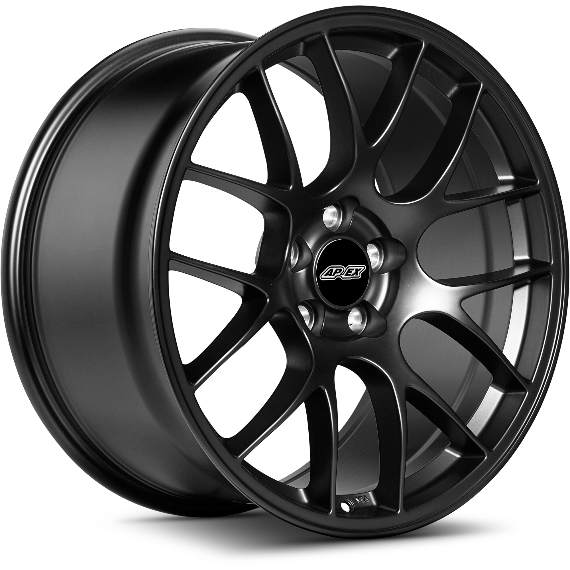 19x11" ET52 Satin Black APEX EC-7 Mustang Wheel
