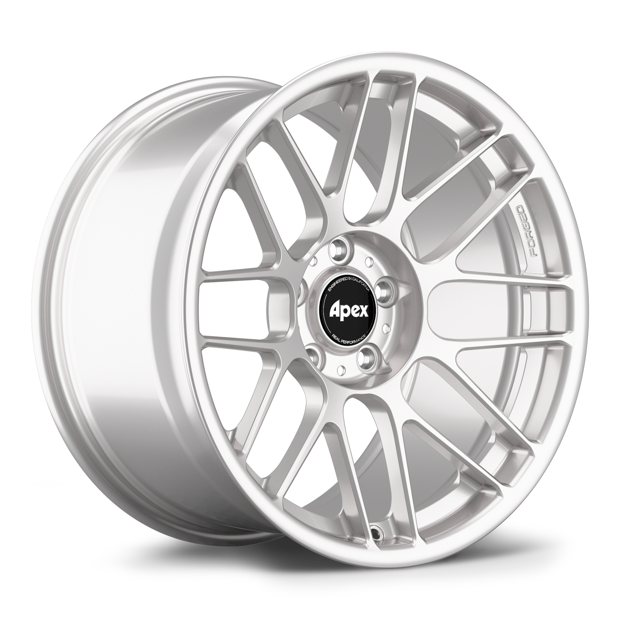 Apex ARC-8RT 18x10" ET25 Wheel - 5x120mm / 72.56mm - Race Silver