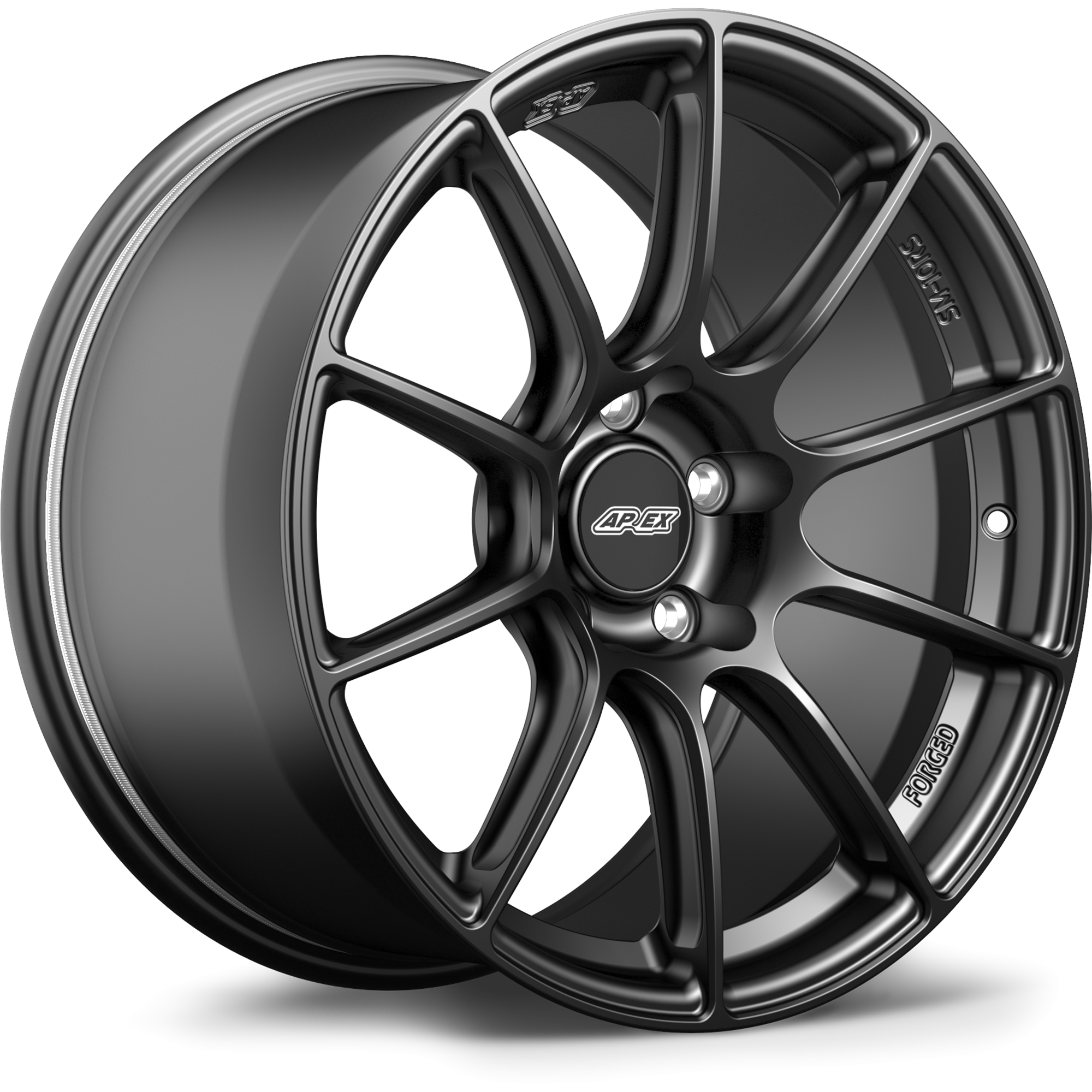 Apex SM-10RS 18x10" ET40 Wheel - 5x114.3mm / 70.5mm - Satin Black