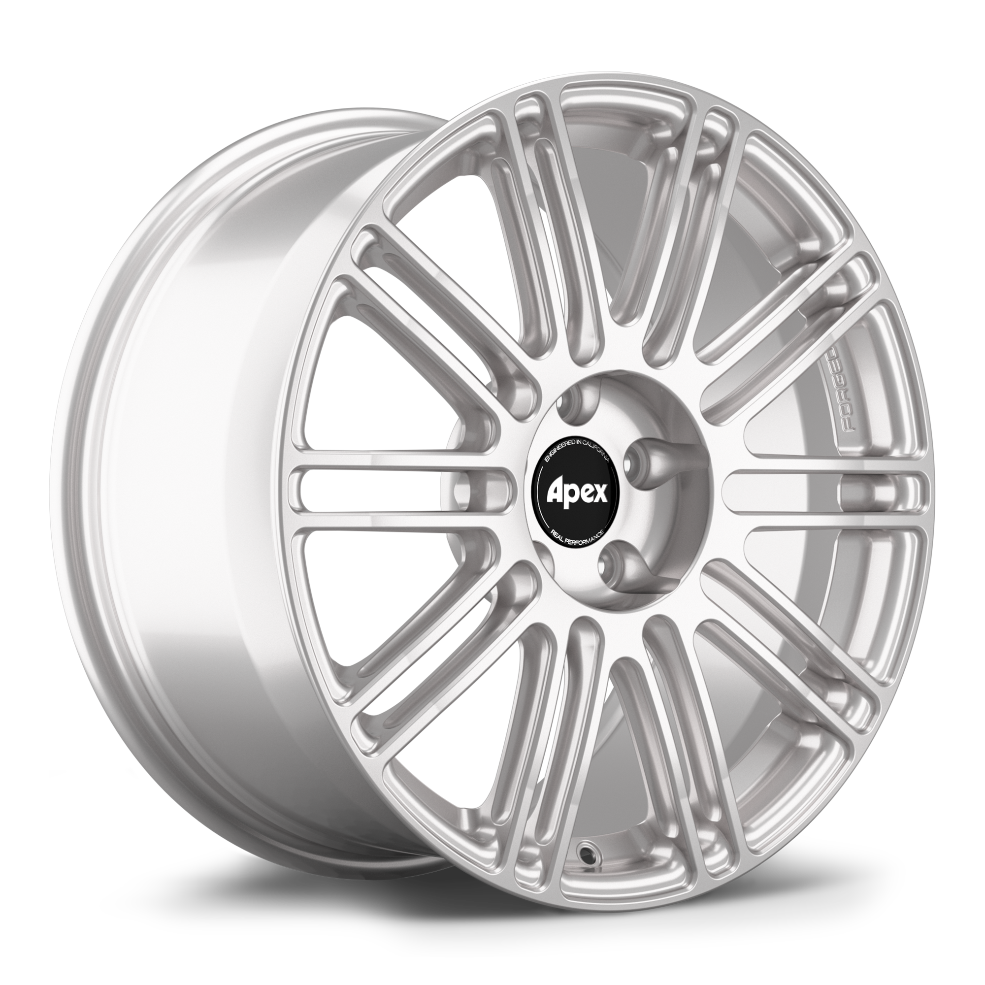Apex TC-10RT 18x8.5" ET43 Wheel - 5x112mm / 57.1mm - Race Silver