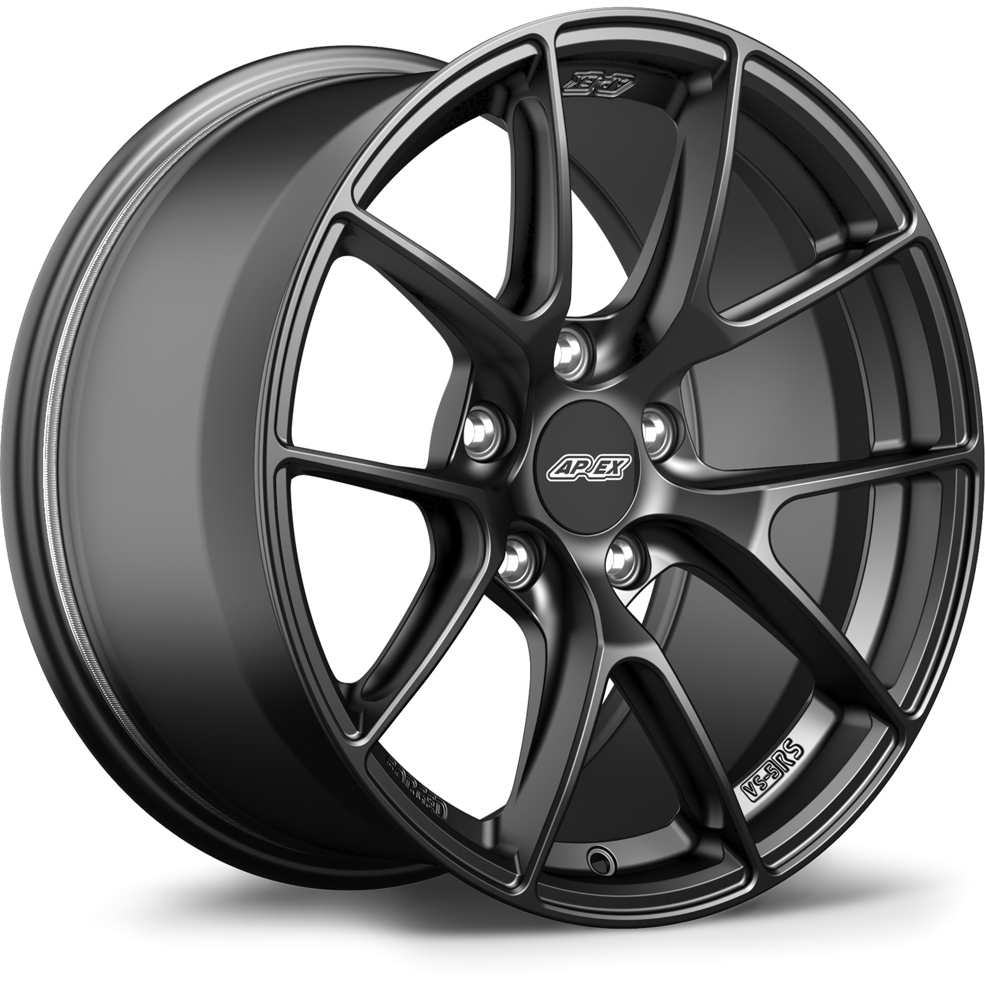 Apex VS-5RS 17x9" ET42 Wheel - 5x120mm / 72.56mm - Satin Black