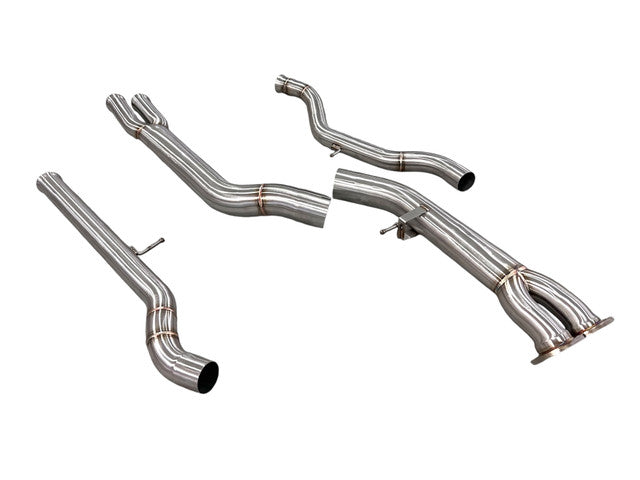 MAD BMW F8x M3 M4 S55 Single Midpipe (Brace Included)