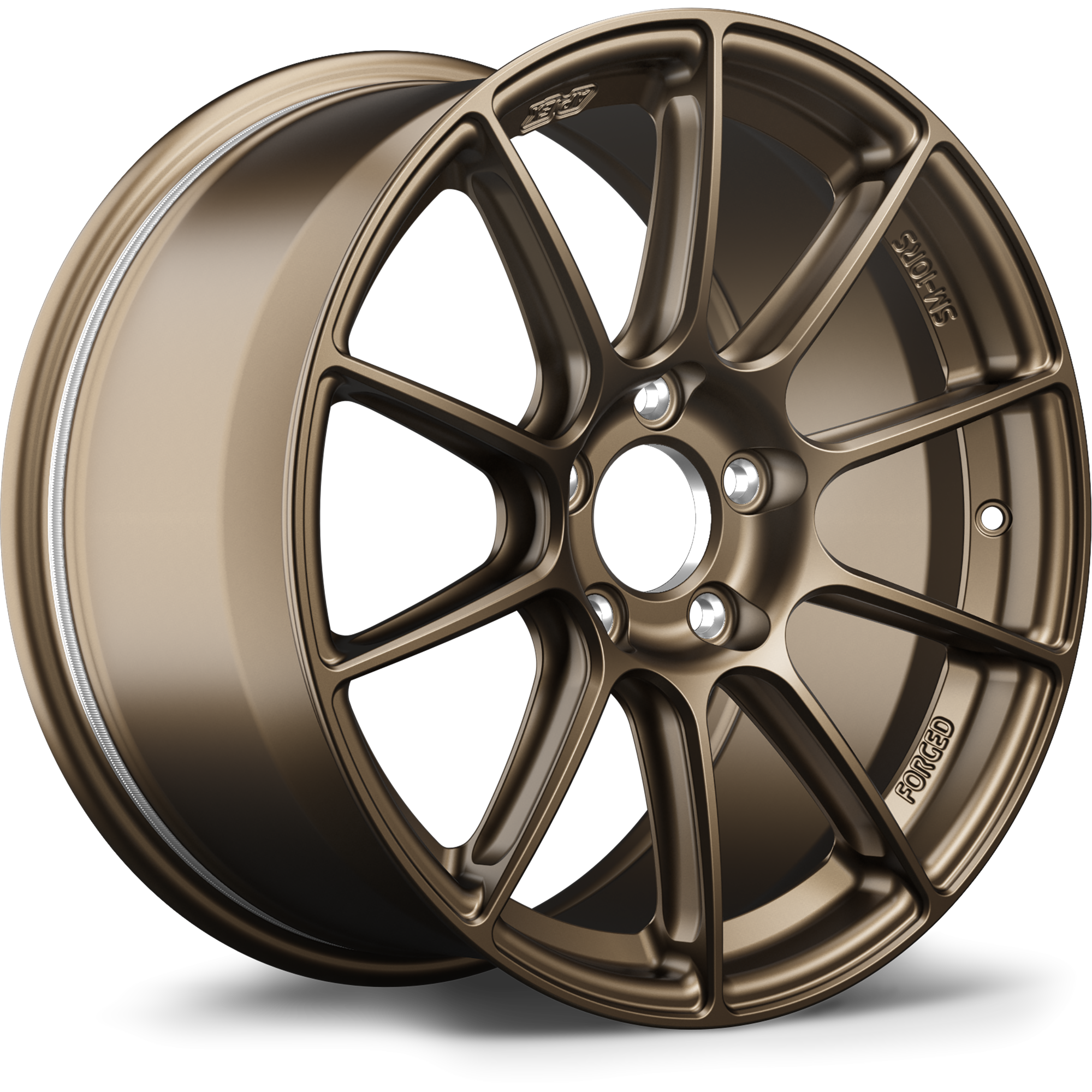Apex SM-10RS 17x9" ET61 Wheel - 5x114.3mm / 70.1mm - Satin Bronze