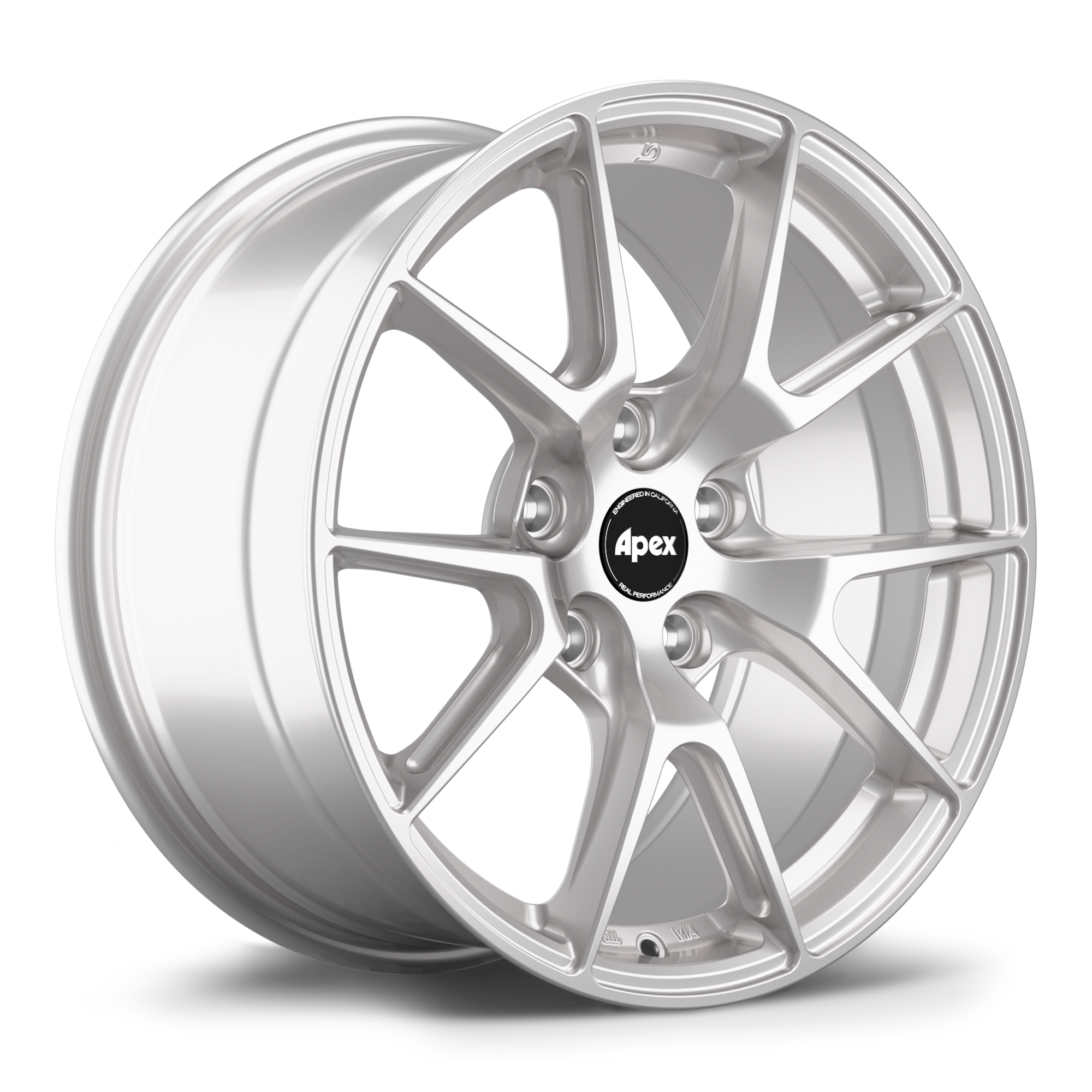 Apex VS-5 17x9" ET42 Wheel - 5x112mm / 57.1mm - Race Silver
