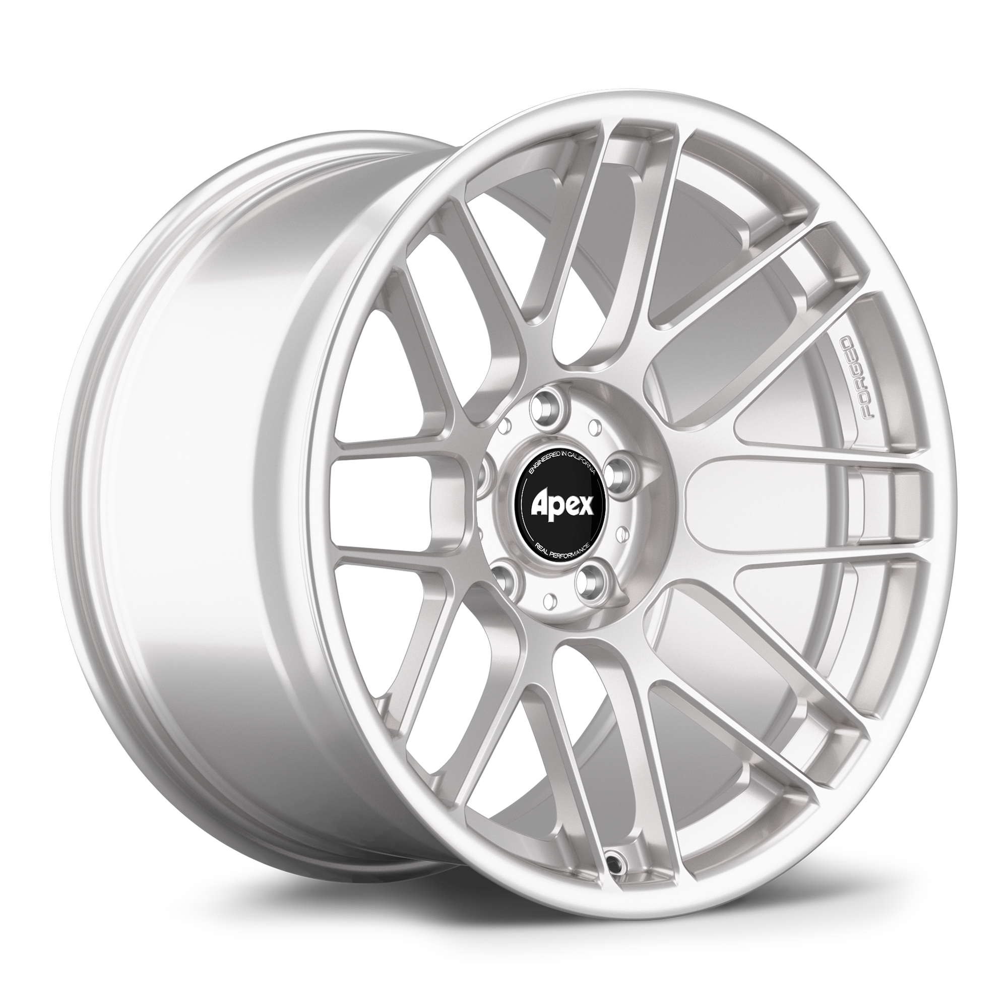 Apex ARC-8RT 18x10.5" ET22 Wheel - 5x120mm / 72.56mm - Race Silver