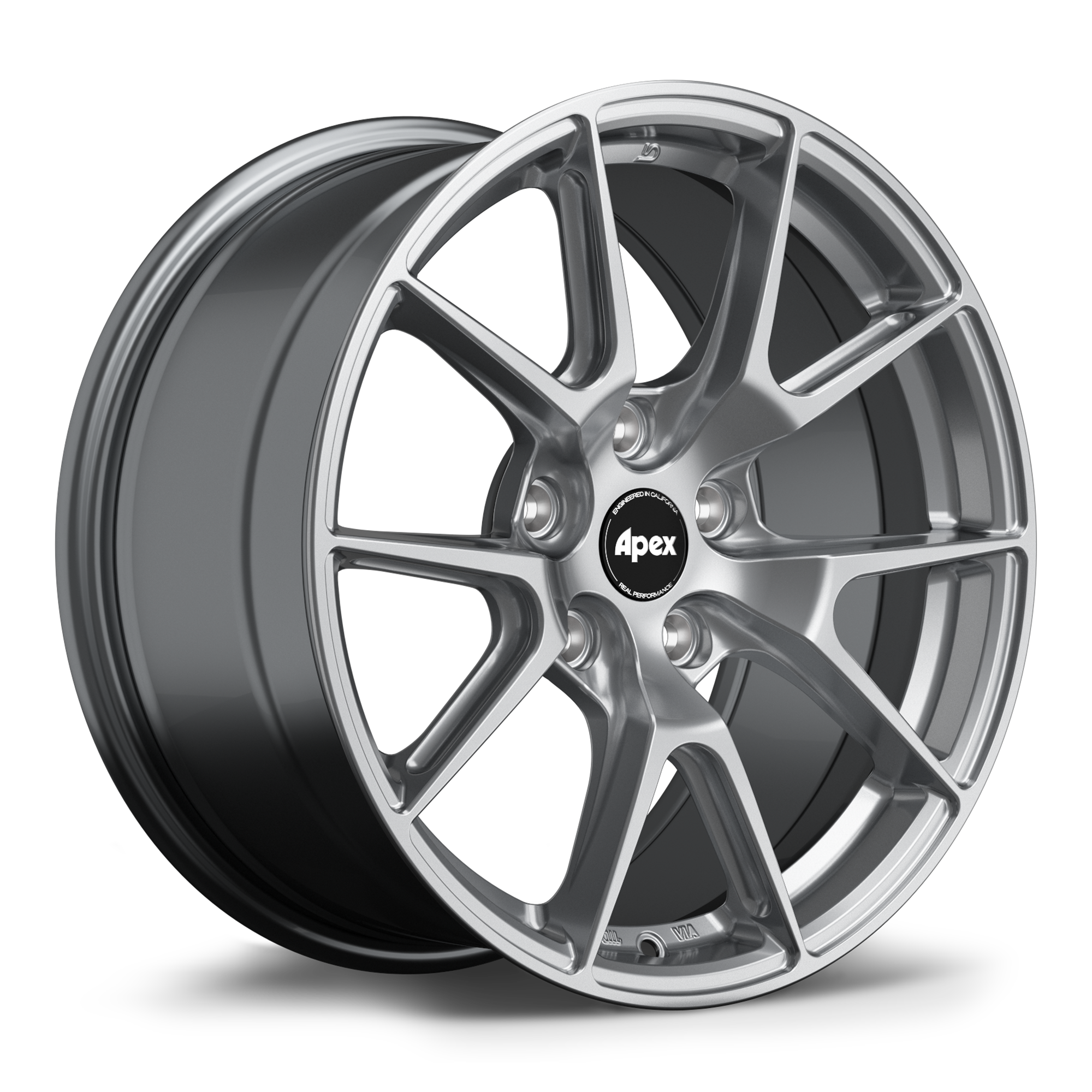 Apex VS-5 17x8.5" ET44 Wheel - 5x100mm / 56.1mm - Hyper Black