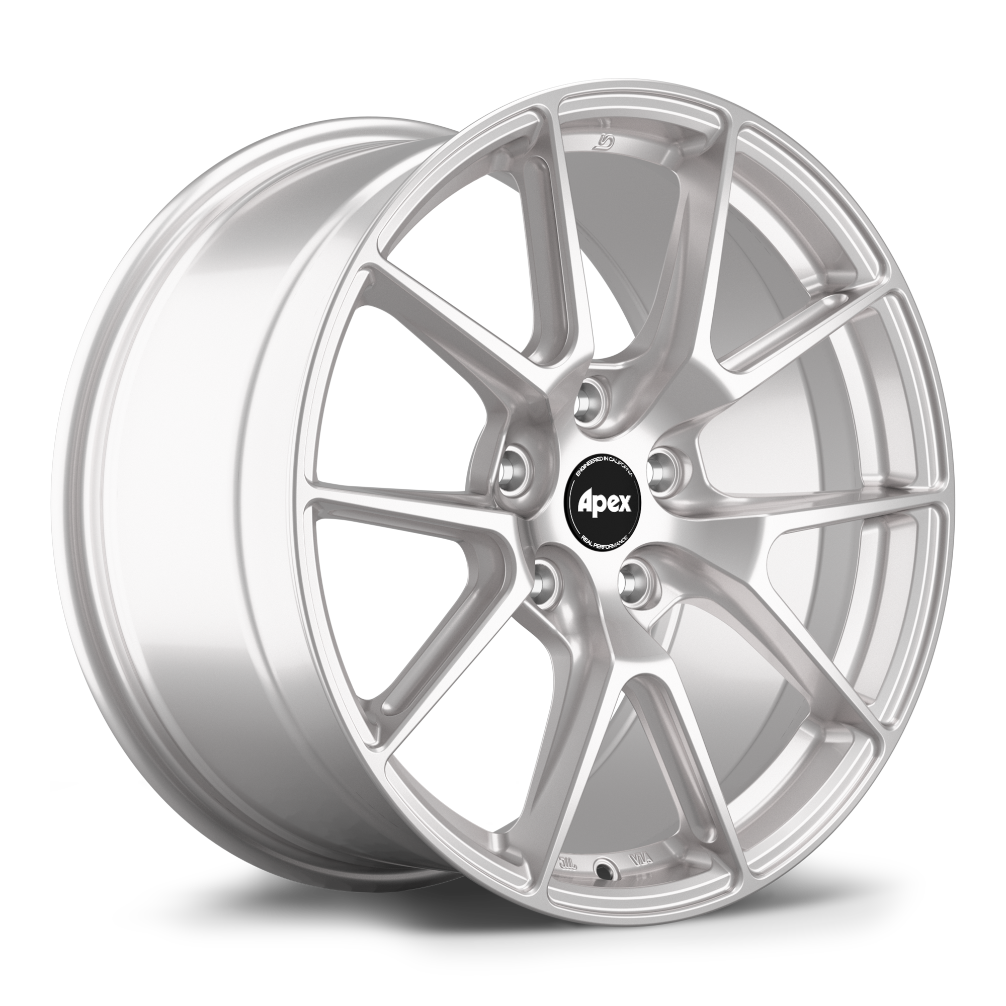 Apex VS-5 18x8.5" ET40 Wheel - 5x120mm / 72.56mm - Race Silver