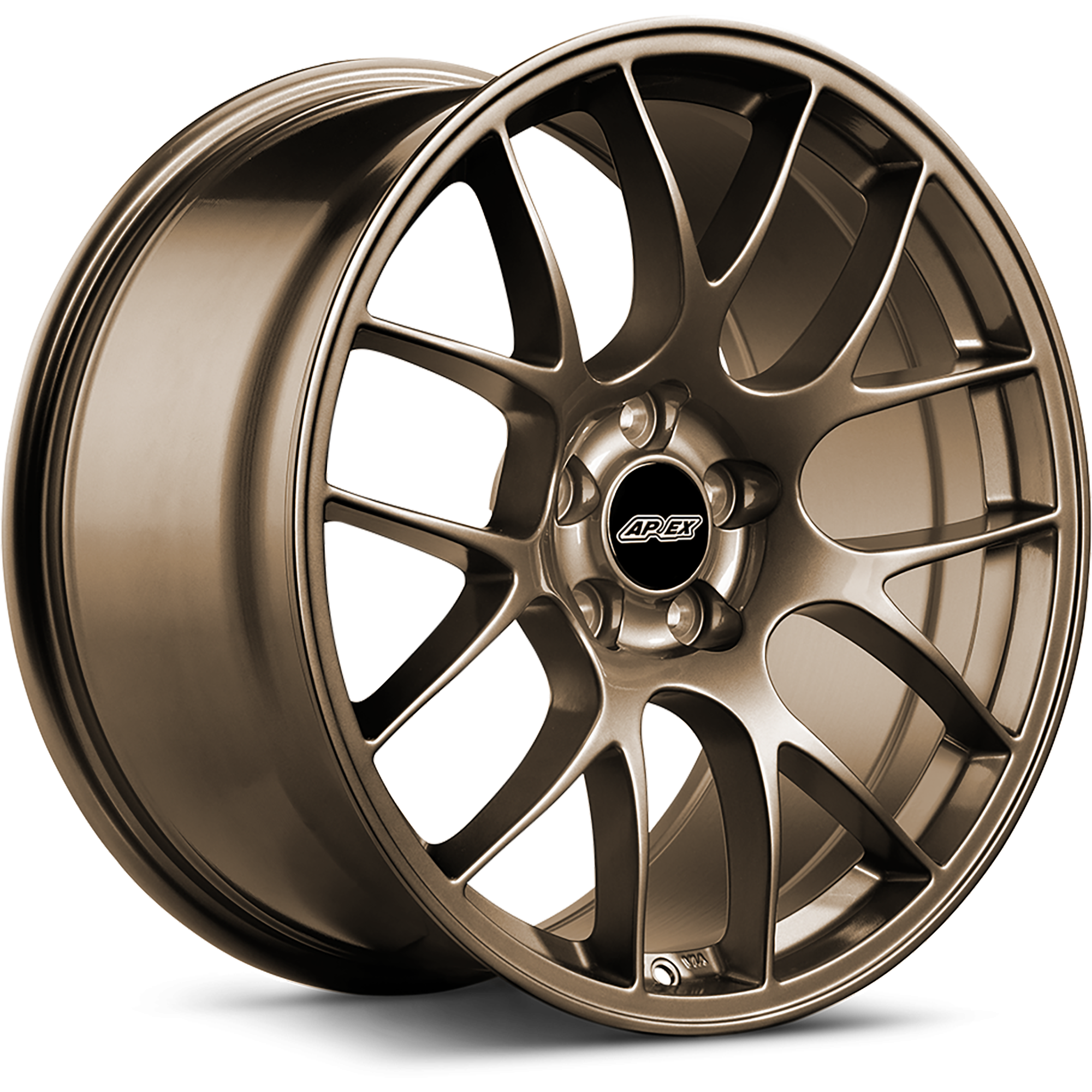 19x11" ET52 Satin Bronze APEX EC-7 Mustang Wheel