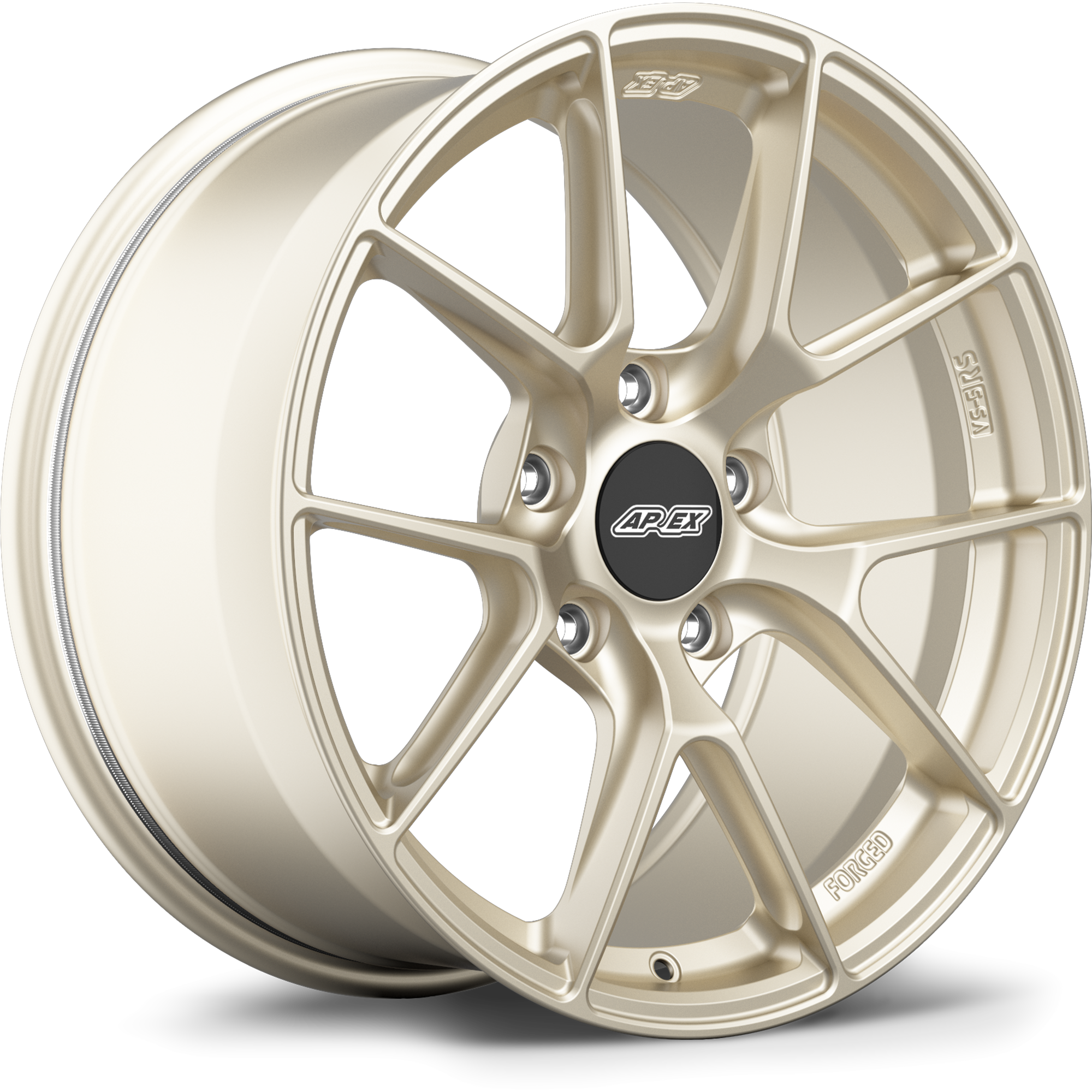 Apex VS-5RS 18x8.5" ET40 Wheel - 5x120mm / 72.56mm - Motorsport Gold