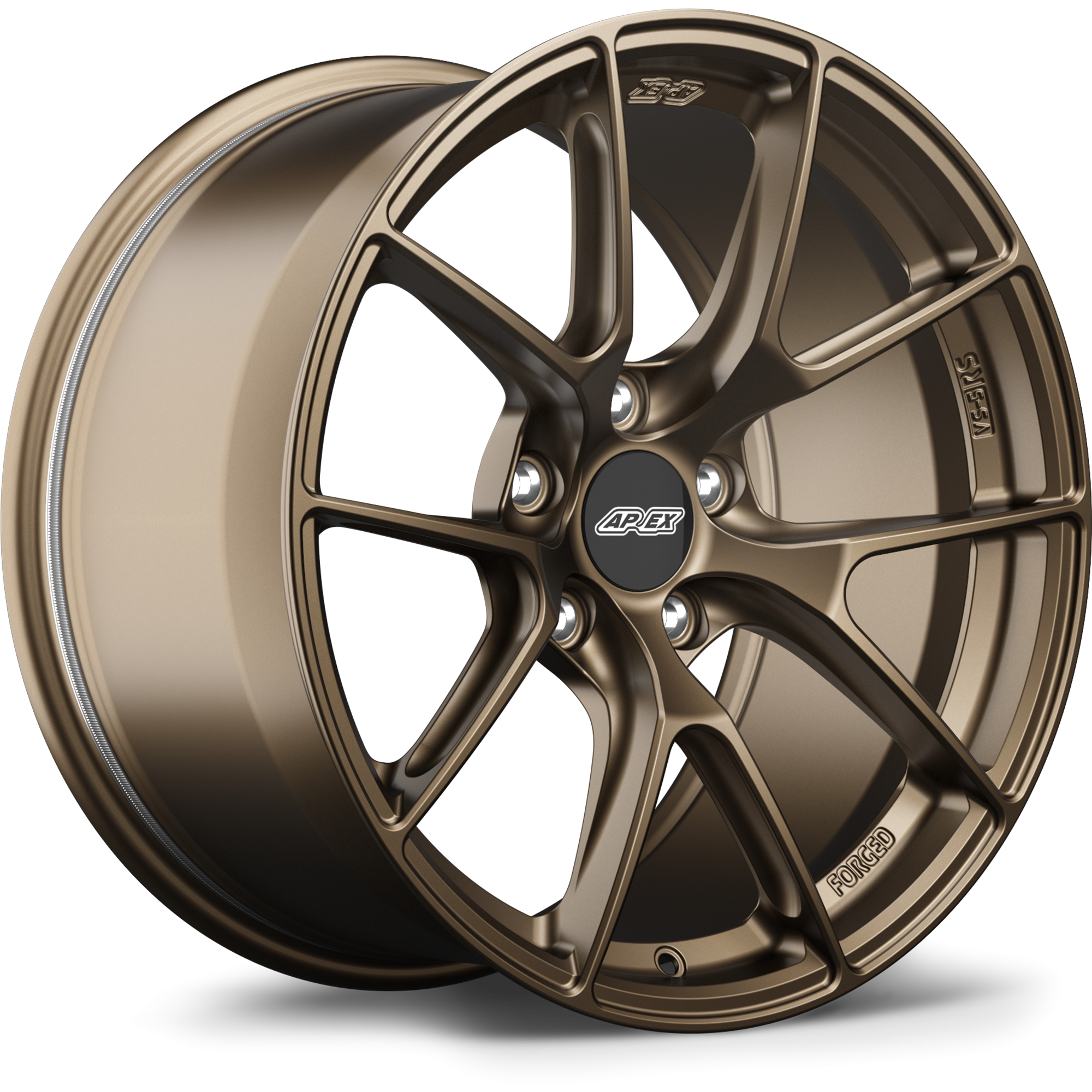 Apex VS-5RS 18x8.5" ET23 Wheel - 5x114.3mm / 60.1mm - Satin Bronze
