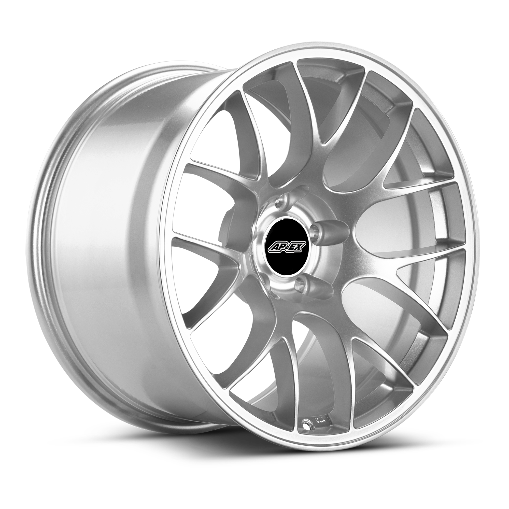 Apex EC-7 18x11" ET25 Wheel - 5x120mm / 72.56mm - Race Silver